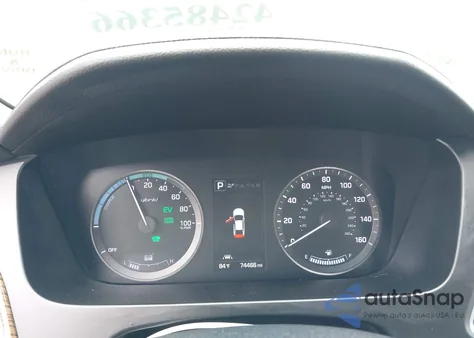 2017 Hyundai Sonata Hybrid Limited из США, поврежденный, VIN KMHE34L34HA069964